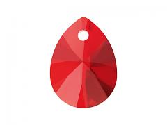 Swarovski Elements přívěsky 6128 – Mini Pear – Light Siam – 12mm