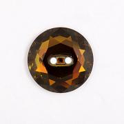 Knoflík Swarovski Elements 3014 – Tabac Foiled – 16mm