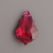 Swarovski Elements přívěsky 6090 – Baroko – Ruby – 16mm