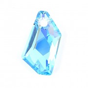 Swarovski Elements přívěsky 6670 – De–art – Aquamarine AB – 18mm