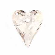 Swarovski Elements přívěsky 6240 – Srdce divoké – Silver Shade – 27mm