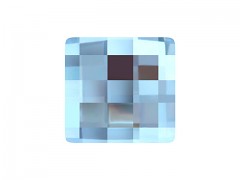 Chessboard Swarovski Elements 2493 – Aquamarine Foiled – 20mm