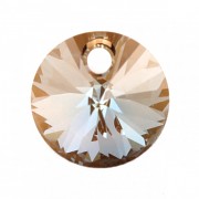 Swarovski Elements přívěsky 6428 – Rivoli – Bronze Shade – 8mm