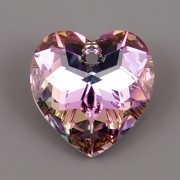 Swarovski Elements přívěsky 6215 – Srdce – Vitrail Light – 18mm