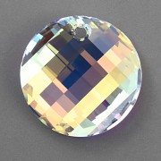 Swarovski Elements přívěsky 6621 – Twist – Crystal AB – 28mm