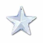 Swarovski Elements přívěsky 6714 – Hvězda – Light Sapphire AB – 28mm