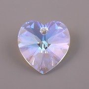 Swarovski Elements přívěsky 6228 – Srdce – Crystal Blue AB –18mm