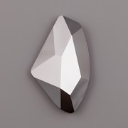 Galactic Flat Fancy Swarovski Elements 4756 – Jet Hematite – 27mm