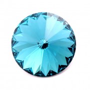 Swarovski Elements Rivoli 1122 – Indicolite Foiled – 14mm