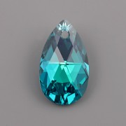 Swarovski Elements přívěsky 6106 – Hruška – Blue Zirkon AB – 22mm