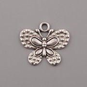 Motýlek - 23mm - platina