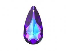 Swarovski Elements přívěsky 6100 – Kapka – Heliotrope – 24x12mm