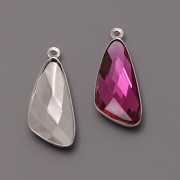 Přívěsek bez šlupny pro nalepení Wing Swarovski 23mm - rhodiováno
