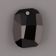 Swarovski Elements přívěsky 6685 – Graphic – Jet – 19mm