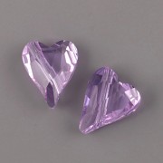Swarovski Elements 5743 – Divoké srdce korálek – Violet – 12mm