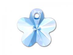 Swarovski Elements přívěsky 6744 – Kytička – Aquamarine – 14mm