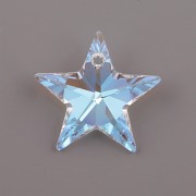 Swarovski Elements přívěsky 6714 – Hvězda – Crystal Blue AB – 28mm