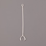 Řetízek se šlupnou Ag925 - 4cm - hádek 