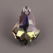 Swarovski Elements přívěsky 6090 – Baroko – Black Diamond AB – 16mm