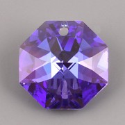 Swarovski Elements Strass 8115 – Octagon – Blue Violet Blue AB – 14mm