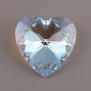 Swarovski Elements přívěsky 6228 – Srdce – Crystal Blue AB – 40mm