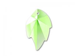 Swarovski Elements přívěsky 6735 – List – Peridot – 26x16mm