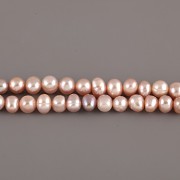 Říční perly - návlek 36cm - levandulovorůžové - 0,5cm