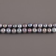 Říční perly - návlek 36cm - šedé - 0,5cm