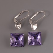 Náušnice - Princess - Tanzanite