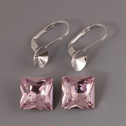 Náušnice - Princess - Light Amethyst