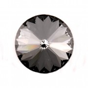 Swarovski Elements Rivoli 1122 – Silver Night Foiled – 16mm