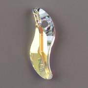 Swarovski Elements přívěsky 6525 – Wave – Crystal AB – 28mm