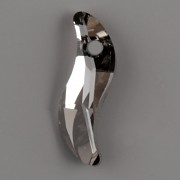 Swarovski Elements přívěsky 6525 – Wave – Silver Night – 28mm