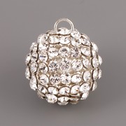 Swarovski Elements - kulička s kamínky - Crystal - 15mm
