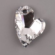 Swarovski Elements přívěsky 6261 – Devoted 2 U Heart - Crystal CAL 36mm
