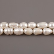 Říční perly - návlek 38cm - bílé - basic