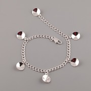 Náramek - třepotálek pro Rivoli Swarovski 10mm - rhodiováno