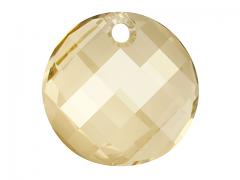 Swarovski Elements přívěsky 6621 – Twist – Golden Shadow – 18mm