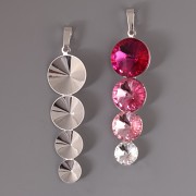Dlouhý přívěsek pro Rivoli Swarovski Elements - Ag925