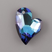 Swarovski Elements přívěsky 6261 – Devoted 2 U Heart - Bermuda Blue 36mm
