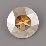 Round Stone Swarovski Elements 1201 – Golden Shadow Foiled – 27mm