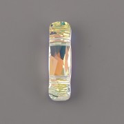 Swarovski Elements korálky – 5535 Column Bead dvoudírkový – Crystal AB - 19mm