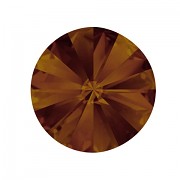 Swarovski Elements Rivoli 1122 – Bronze Shade Foiled – 8mm