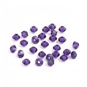 Swarovski Elements korálky XILION 5328 – Sluníčka – Purple Velvet – 4mm
