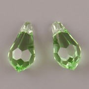 Swarovski Elements přívěsky 6000 – Tear Drop – Peridot - 11mm