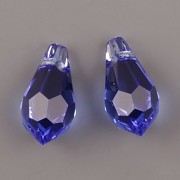 Swarovski Elements přívěsky 6000 – Tear Drop – Sapphire - 11mm