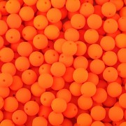 Kulička korálek NEON oranžová - 6mm