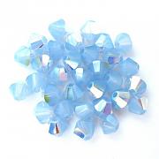 Swarovski Elements korálky XILION 5328 – Sluníčka – Air Blue Opal AB – 4mm