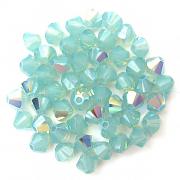 Swarovski Elements korálky XILION 5328 – Sluníčka – Pacific Opal AB – 4mm
