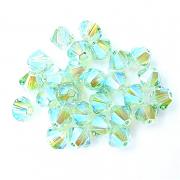 Swarovski Elements korálky XILION 5328 – Sluníčka – Chrysolite AB2X– 4mm
